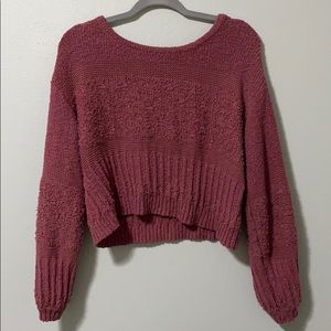 LA hearts slouchy sweater